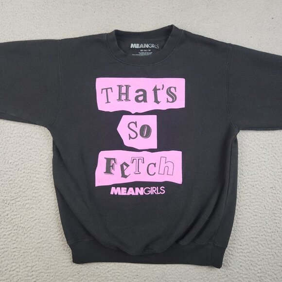 Mean Girls Thats So Fetch Extra Small Classic Movie Pullover Crewneck Sweatshirt - Picture 7 of 11